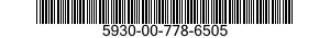 5930-00-778-6505  5930007786505 007786505