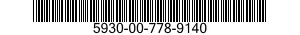 5930-00-778-9140 SWITCH,ROTARY 5930007789140 007789140