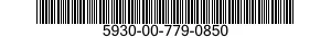5930-00-779-0850  5930007790850 007790850