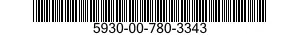 5930-00-780-3343  5930007803343 007803343