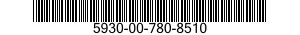 5930-00-780-8510  5930007808510 007808510
