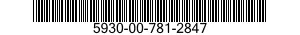 5930-00-781-2847 SWITCH,PUSH 5930007812847 007812847