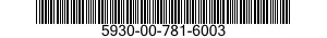 5930-00-781-6003  5930007816003 007816003