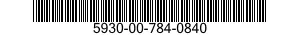 5930-00-784-0840  5930007840840 007840840