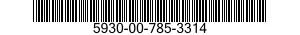 5930-00-785-3314  5930007853314 007853314