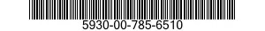 5930-00-785-6510  5930007856510 007856510