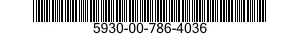 5930-00-786-4036 SWITCH,TIME DELAY 5930007864036 007864036