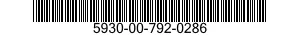 5930-00-792-0286  5930007920286 007920286