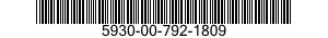 5930-00-792-1809  5930007921809 007921809