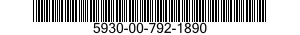 5930-00-792-1890  5930007921890 007921890