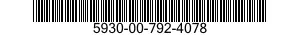 5930-00-792-4078 SWITCH 5930007924078 007924078