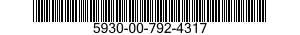 5930-00-792-4317  5930007924317 007924317