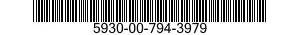 5930-00-794-3979 SWITCH,ROTARY 5930007943979 007943979