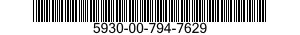 5930-00-794-7629  5930007947629 007947629