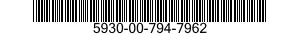 5930-00-794-7962  5930007947962 007947962