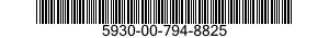 5930-00-794-8825  5930007948825 007948825