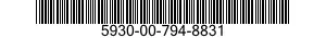 5930-00-794-8831  5930007948831 007948831