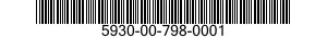 5930-00-798-0001  5930007980001 007980001