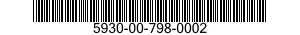 5930-00-798-0002  5930007980002 007980002