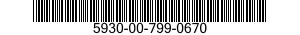 5930-00-799-0670 SWITCH,PRESSURE 5930007990670 007990670