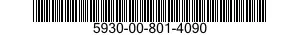 5930-00-801-4090 SWITCH,SENSITIVE 5930008014090 008014090