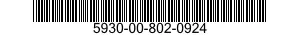 5930-00-802-0924  5930008020924 008020924