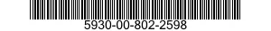 5930-00-802-2598 PUSHBUTTON 5930008022598 008022598