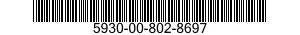 5930-00-802-8697 SWITCH,SENSITIVE 5930008028697 008028697