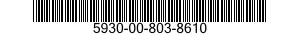 5930-00-803-8610 ADAPTER,SWITCH ACTUATOR 5930008038610 008038610