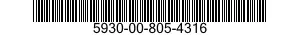 5930-00-805-4316  5930008054316 008054316