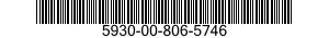 5930-00-806-5746 SWITCH,TOGGLE 5930008065746 008065746