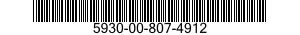 5930-00-807-4912  5930008074912 008074912