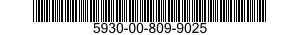 5930-00-809-9025 SWITCH,TOGGLE 5930008099025 008099025