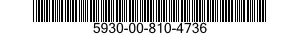 5930-00-810-4736  5930008104736 008104736