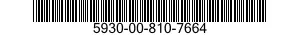 5930-00-810-7664 SWITCH,TOGGLE 5930008107664 008107664