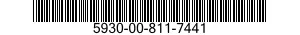 5930-00-811-7441 SWITCH,ROTARY 5930008117441 008117441