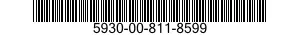 5930-00-811-8599 SWITCH,ROTARY 5930008118599 008118599