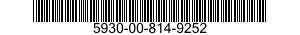5930-00-814-9252 SWITCH,TOGGLE 5930008149252 008149252