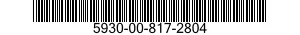 5930-00-817-2804  5930008172804 008172804