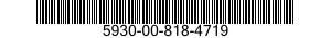 5930-00-818-4719 SWITCH,PUSH 5930008184719 008184719