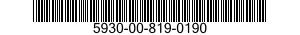 5930-00-819-0190  5930008190190 008190190