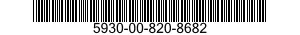5930-00-820-8682 SWITCH,TOGGLE 5930008208682 008208682