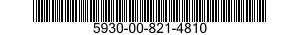 5930-00-821-4810 SWITCH,SENSITIVE 5930008214810 008214810