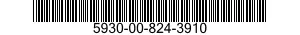 5930-00-824-3910 SWITCH,ROTARY 5930008243910 008243910