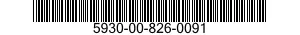 5930-00-826-0091  5930008260091 008260091