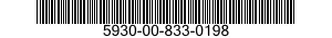 5930-00-833-0198 SWITCH,ROTARY 5930008330198 008330198