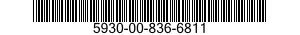 5930-00-836-6811  5930008366811 008366811