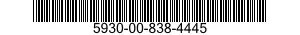 5930-00-838-4445 SWITCH,TOGGLE 5930008384445 008384445