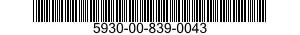5930-00-839-0043 SWITCH,PUSH 5930008390043 008390043