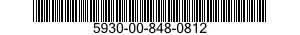 5930-00-848-0812 SWITCH,TOGGLE 5930008480812 008480812